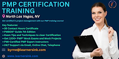 Hauptbild für 4 Day PMP Classroom Training Course in North Las Vegas, NV