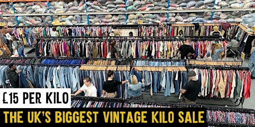 Imagem principal do evento Sheffield Vintage Kilo Sale - Free entry - £15 per kilo