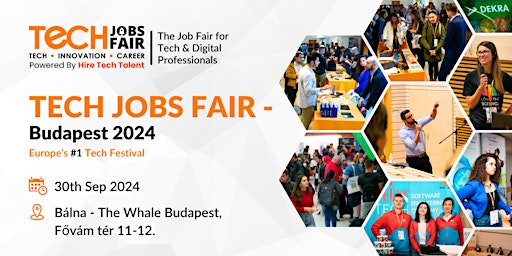 Primaire afbeelding van Tech Jobs Fair - Budapest 2024