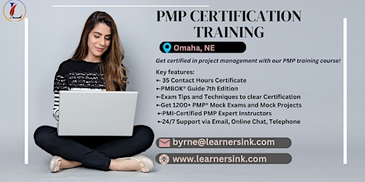 4 Day PMP Classroom Training Course in Omaha, NE  primärbild