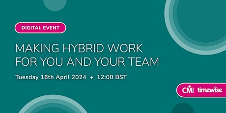 Making hybrid work for you and your team