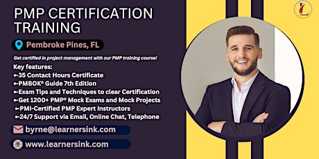 4 Day PMP Classroom Training Course in Pembroke Pines, FL