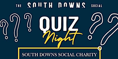 Immagine principale di South Downs Social Charity Quiz Night 