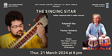 Hauptbild für The Singing Sitar - A Indian Classical Sitar and Tabla Concert