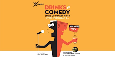 WEDNESDAYS DRINKS & COMEDY