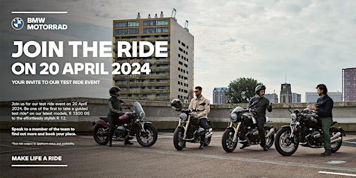 BMW Motorrad Retailer Roadshow 2024 Joe Duffy primary image