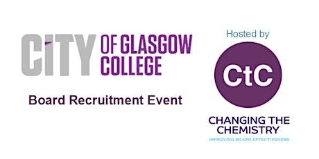 City of Glasgow College Board recruitment information event hosted by CtC