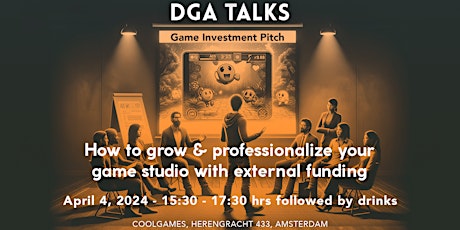 DGA Talks: How to grow your game studio with external funding