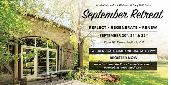 Inspired Living September Retreat in Ontario