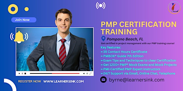 4 Day PMP Classroom Training Course in Pompano Beach, FL