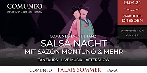 Comuneo Events - Tanz | Salsa Nacht im Blauen Salon primary image