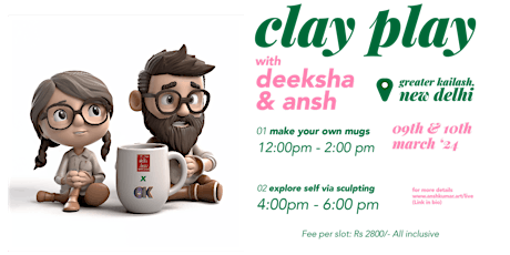 Clay Play with Deeksha and Ansh in Delhi