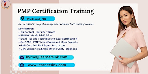 Primaire afbeelding van 4 Day PMP Classroom Training Course in Portland, OR