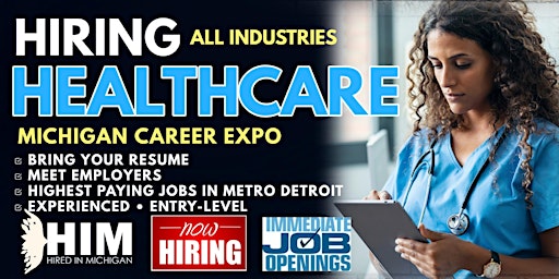 Primaire afbeelding van Michigan Nursing and Rehabilitation Job Fair 2024