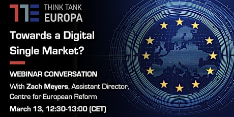 Imagen principal de Webinar: Towards a Digital Single Market?