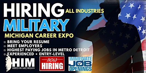 Imagem principal do evento Michigan Diversity Military Job Fair 2024