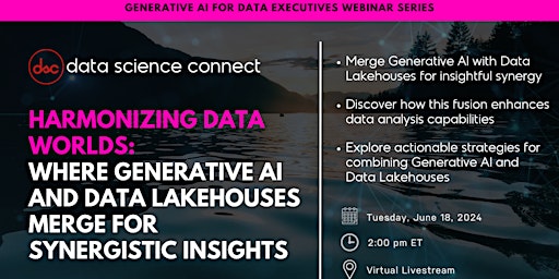 Hauptbild für Where Generative AI and Data Lakehouses Merge for Synergistic Insights