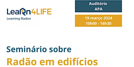 Seminário sobre Radão em edifícios