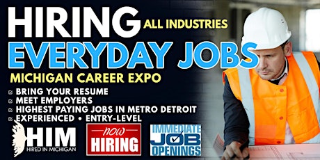 Imagen principal de Michigan Everyday and General Job Fair 2024