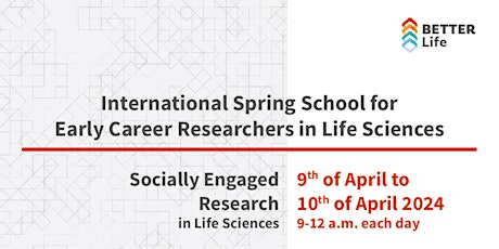 International Spring School: Socially Engaged Research in Life Sciences