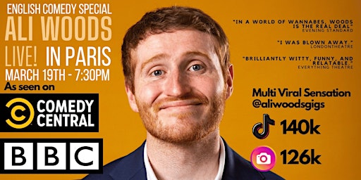 English Comedy Special - ALI WOODS: Live In Paris primary image