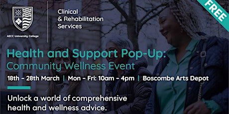 AECC Health & Support Pop-up - Community Wellness Event