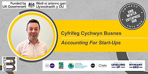 Imagem principal de ONLINE - Cyfrifeg Cychwyn Busnes  // Accounting For Start-Ups