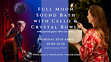 Special Edition: Full Moon Sound Bath with Cello and Crystal Bowls primary image