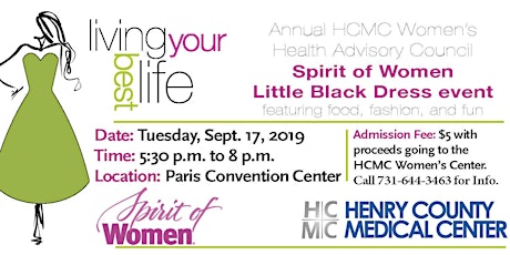 Living Your Best Life - HCMC Women's Health Advisory Council Spirit of Women Little Black Dress Event primary image