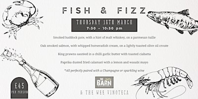 Fish and Fizz Tasting Evening primary image