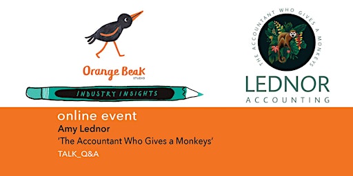 Immagine principale di Online talk and Q&A with Amy Lednor, The Accountant That Gives a Monkeys 