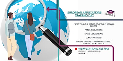 Imagem principal do evento European Applications Training Day & Global Universities Fair
