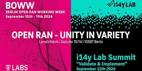 Open RAN - Unity in variety