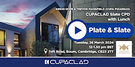 CUPACLAD CPD: Plate & Slate primary image