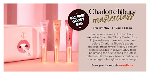 Charlotte Tilbury X The Townhouse Makeup Masterclass  primärbild