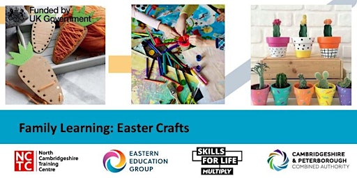Primaire afbeelding van Family Learning- Easter crafts 4-7 Sewing Carrots and Painting Flower Pots