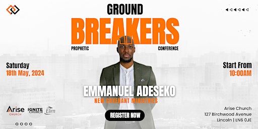 Imagem principal do evento Ground Breakers - Prophetic Conference