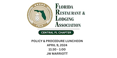 Policy & Procedures Luncheon: Legislative Updates and DBPR Insights primary image