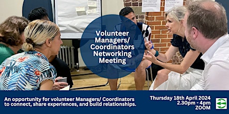 Volunteers Managers/Coordinators Networking Meeting