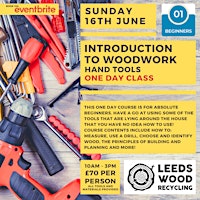 Primaire afbeelding van Introduction to Woodwork - Hand Tools Level 1