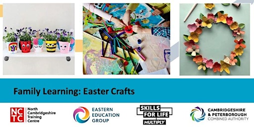 Imagem principal de Family Learning- Easter crafts 8+ Decorate a Plant Pot and Floral Wreath