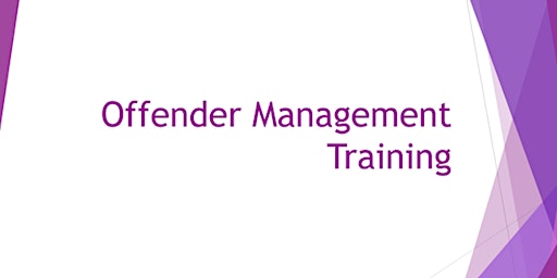 Imagem principal do evento MAPPA Offender Management Training