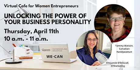 WE-CAN Virtual Cafe: Unlocking the Power of Your Business Personality