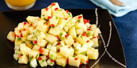 Immagine principale di Caramelized Pineapple-Habanero Salsa & Marinated Feta 