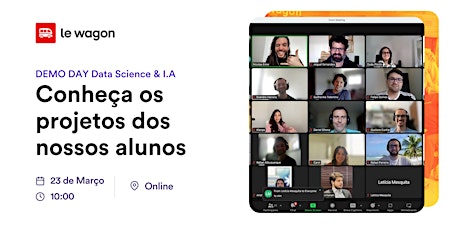 Hauptbild für Veja os projetos dos nossos alunos de Data Science & I.A! | DEMO DAY