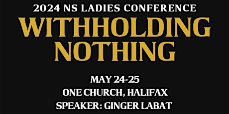 Nova Scotia Ladies Conference 2024