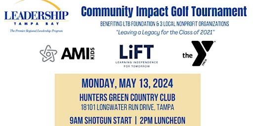 Primaire afbeelding van Leadership Tampa Bay Community Impact Golf Tournament