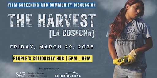 Imagem principal do evento The Harvest - La Cosecha Film Screening