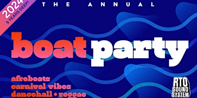 Imagen principal de Reggae Take Over Boat Party 2024