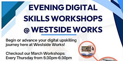 Primaire afbeelding van Evening Digital Skills @Westside Works
